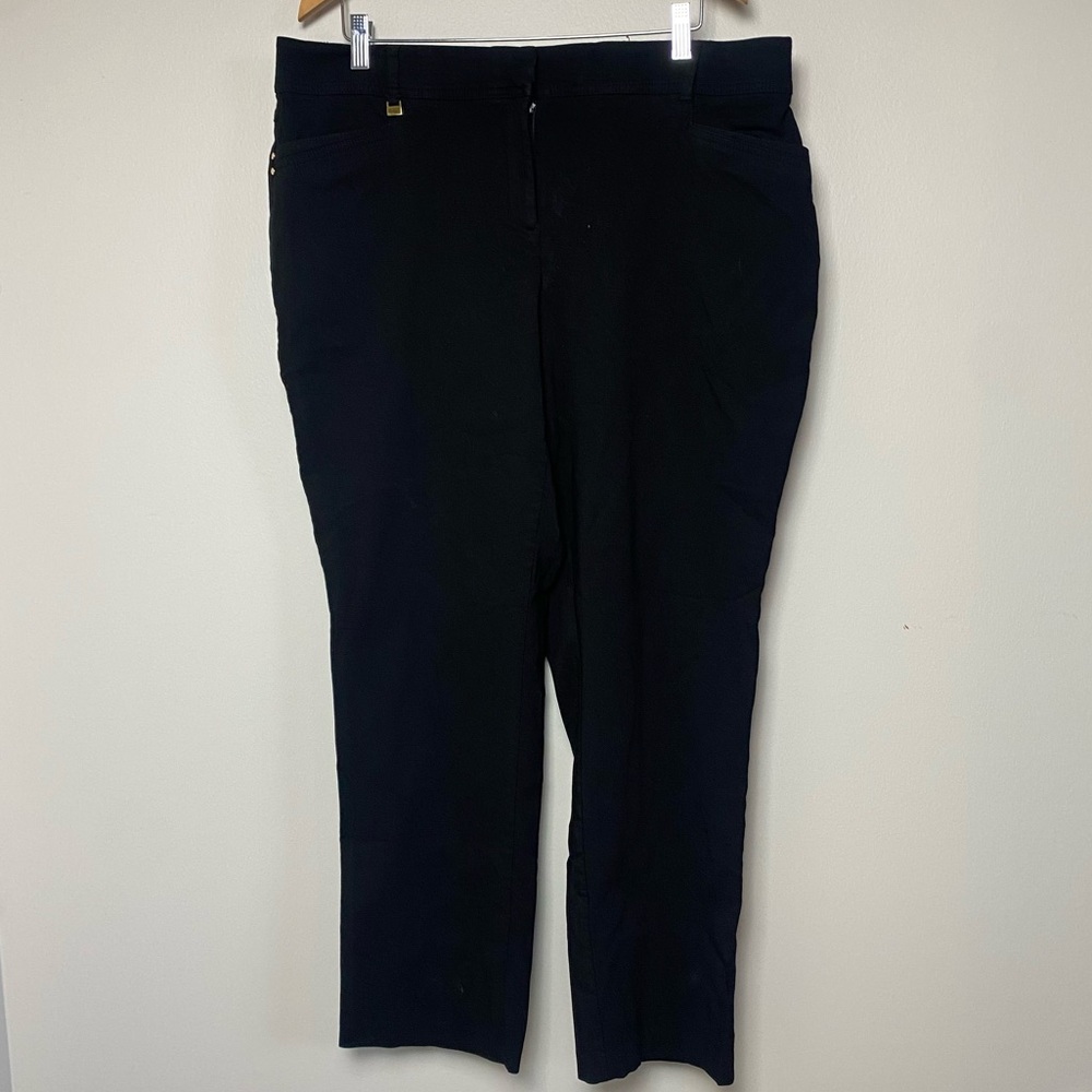 JM Collection Black Trousers Women’s 16WP - Picture 4 of 7